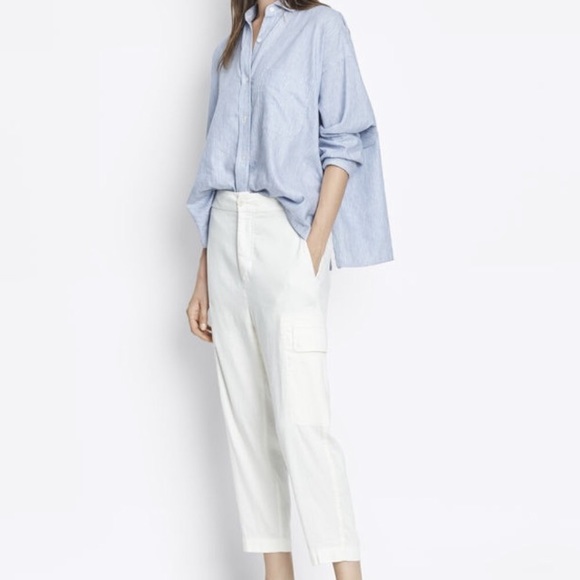 Vince White Linen Pants - Picture 2 of 8